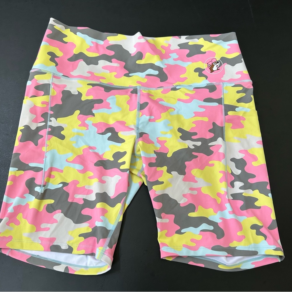 Colorful Camouflage Athletic Shorts
